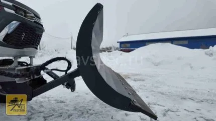 Отвал для уборки снега на ременные трактора усиленный